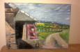 broken door, oil on canvas